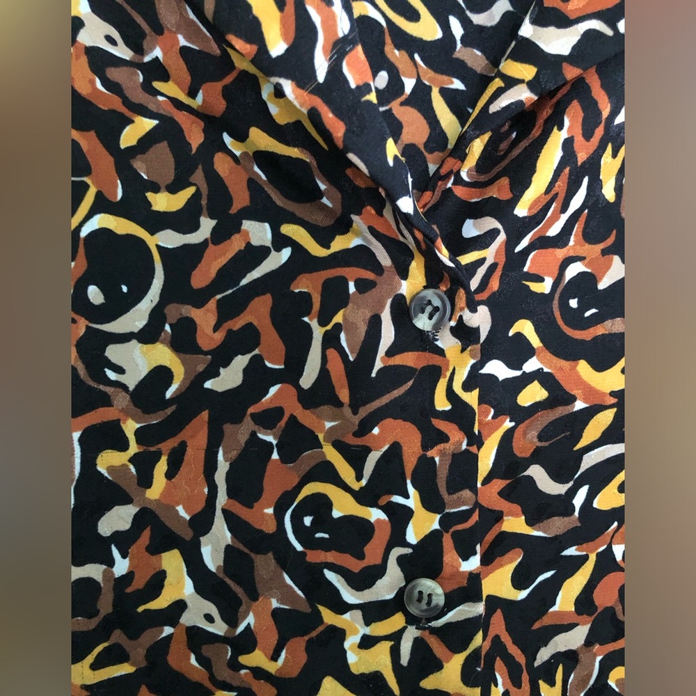 Vintage Patterned Button Down - image 2